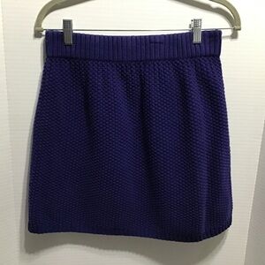 Old Navy Jrs Size XXL Mini Sweater Skirt Bright Nite 33 Crochet Tight Knit